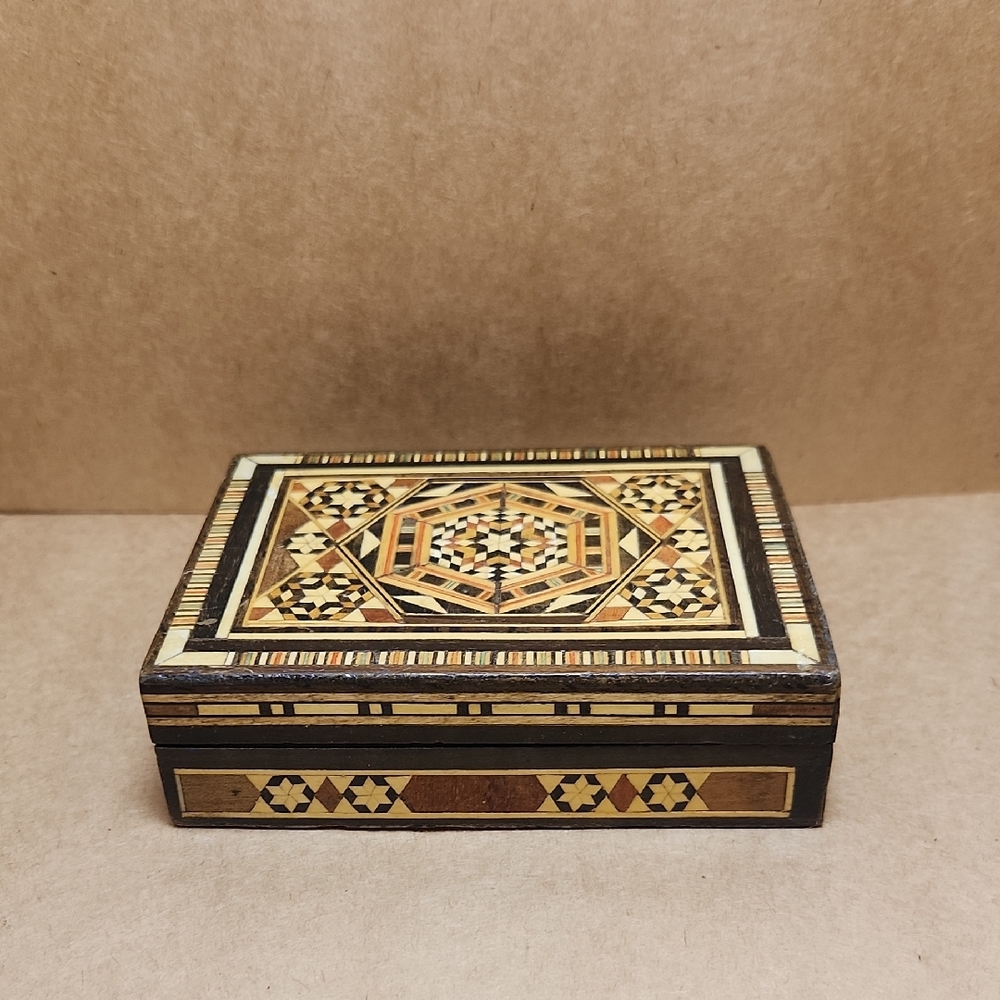 ***SALE 2 for $22*** Intricate Wooden Jewelry Box